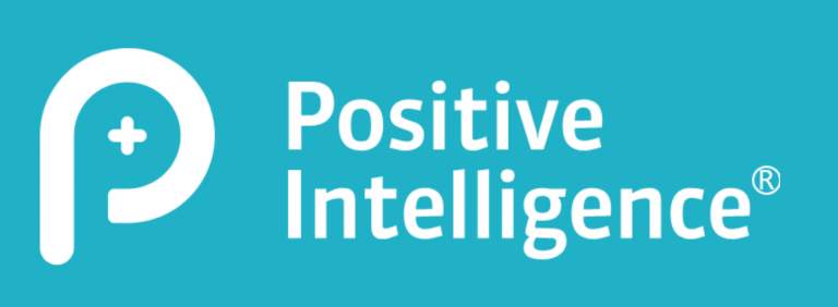 Positive Intelligence logo with a blue background